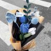 Handmade-Spinus Crochet Knit Bouquet