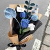 Handmade-Spinus Crochet Knit Bouquet