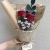 Handmade-Spinus Crochet Knit Bouquet