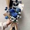 Handmade-Spinus Crochet Knit Bouquet