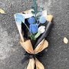 Handmade-Spinus Crochet Knit Bouquet