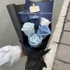 Handmade-Spinus Crochet Knit Bouquet