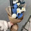 Handmade-Spinus Crochet Knit Bouquet