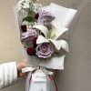 Handmade-Spinus Crochet Knit Bouquet