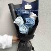 Handmade-Spinus Crochet Knit Bouquet