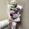 Handmade-Spinus Crochet Knit Bouquet