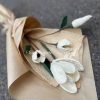 Handmade-Spinus Crochet Knit Bouquet