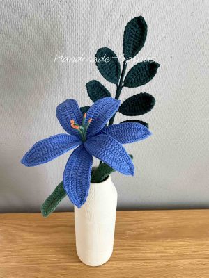 Handmade-Spinus Crochet Knit Bouquet