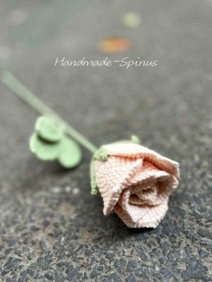 Handmade-Spinus Crochet Knit Flower