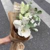 Handmade-Spinus Crochet Knit Bouquet