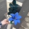 Handmade-Spinus Crochet Knit Bouquet
