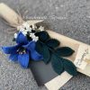 Handmade-Spinus Crochet Knit Bouquet