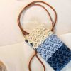 Handmade-Spinus Knit Crochet Bag