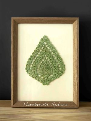 Handmade-Spinus Crochet Decorative Picture Frames