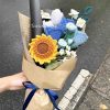 Handmade-Spinus Crochet Knit Bouquet