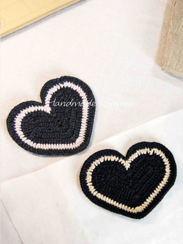 Handmade-Spinus Crochet Knit Coasters