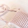 Handmade-Spinus Crochet Knit Bag