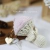 Handmade-Spinus Crochet Knit Pendant