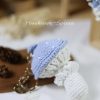 Handmade-Spinus Crochet Knit Pendant