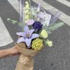 Handmade-Spinus Crochet Knit Bouquet