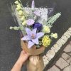 Handmade-Spinus Crochet Knit Bouquet