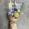 Handmade-Spinus Crochet Knit Bouquet