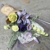 Handmade-Spinus Crochet Knit Bouquet