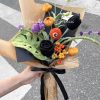 Handmade-Spinus Crochet Knit Bouquet