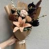 Handmade-Spinus Crochet Knit Bouquet