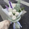 Handmade-Spinus Crochet Knit Bouquet