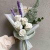 Handmade-Spinus Crochet Knit Bouquet