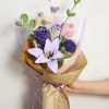 Handmade-Spinus Crochet Knit Bouquet