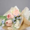 Handmade-Spinus Crochet Knit Bouquet