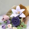 Handmade-Spinus Crochet Knit Bouquet