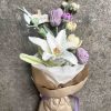 Handmade-Spinus Crochet Knit Bouquet