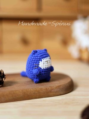 Handmade-Spinus Crochet Knit Kitten Pie