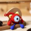 Handmade-Spinus Crochet Knit Slingback Monster