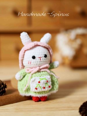 Handmade-Spinus Crochet Knit Field Rabbit
