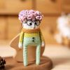 Handmade-Spinus Crochet Knit Fried Man Doll
