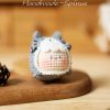 Handmade-Spinus' Crochet Knit Cat Face Gnocchi