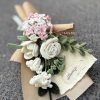 Handmade-Spinus Crochet Knit Bouquet