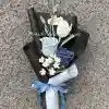 Handmade-Spinus Crochet Knit Bouquet