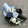 Handmade-Spinus Crochet Knit Bouquet