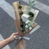 Handmade-Spinus Crochet Knit Bouquet